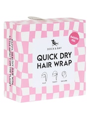 Dock & Bay Bubblegum Boardwalk Quick Dry Hair Wrap Towel - Image 2 of 6