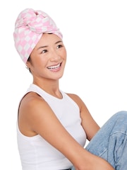 Dock & Bay Bubblegum Boardwalk Quick Dry Hair Wrap Towel - Image 4 of 6
