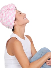 Dock & Bay Bubblegum Boardwalk Quick Dry Hair Wrap Towel - Image 5 of 6