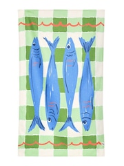 Dock & Bay Catch of the Day Quick Dry Kitchen Tea Towel - Image 1 of 3