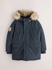 ネイビー - Superdry Everest パーカーコート - 画像 7 / 10