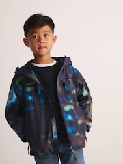 Superdry Blue Waterproof Windcheater Coat - Image 1 of 14