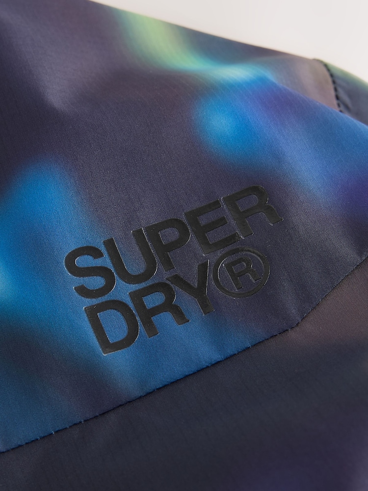 Superdry Blue Waterproof Windcheater Coat - Image 14 of 14 Superdry Blue Waterproof Windcheater Coat - Image 14 of 14