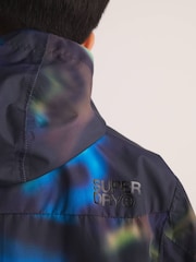 Superdry Blue Waterproof Windcheater Coat - Image 6 of 14