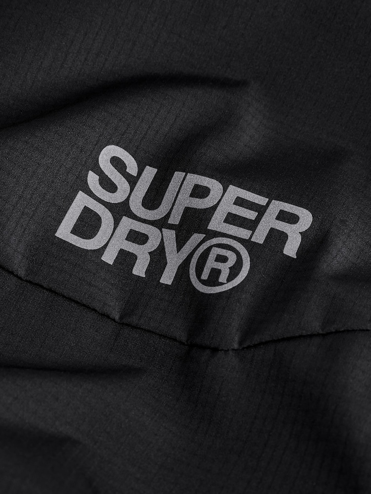 Superdry Black Waterproof Windcheater Coat - Image 12 of 12 Superdry Black Waterproof Windcheater Coat - Image 12 of 12