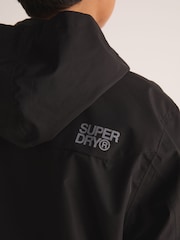 Superdry Black Waterproof Windcheater Coat - Image 7 of 12