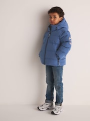 Plavo - Superdry Sportski Puffer kaput - Slika 4 od 15