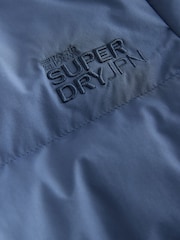 Plavo - Superdry Sportski Puffer kaput - Slika 9 od 15
