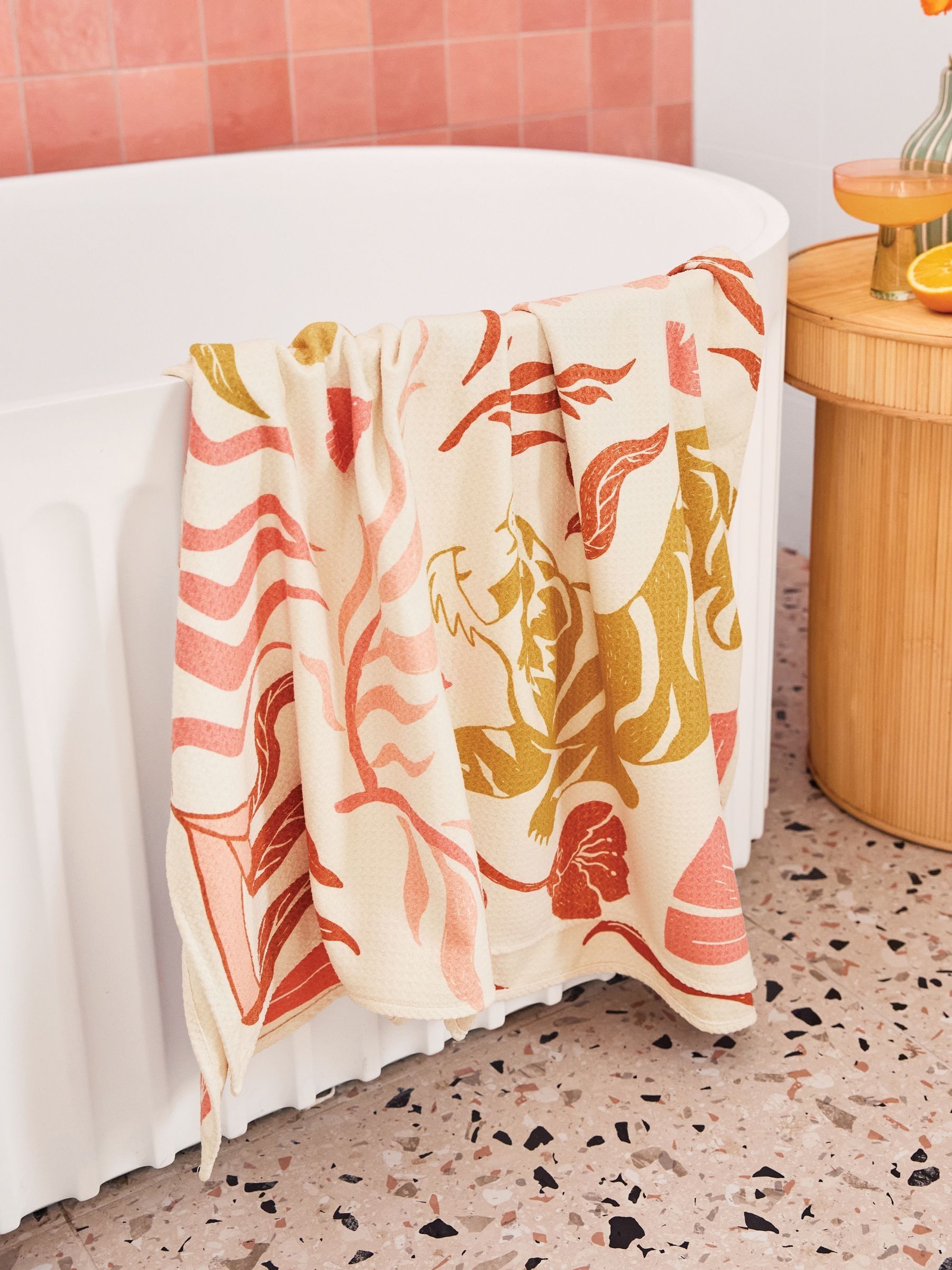 Buy Dock & Bay Tiger Palm Quick Dry Travel Home Bath Towel from