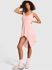 Victoria's Secret Pink Dollhouse Pink Handkerchief Hem Dress - Image 1 of 2