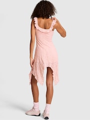 Victoria's Secret Pink Dollhouse Pink Handkerchief Hem Dress - Image 2 of 2
