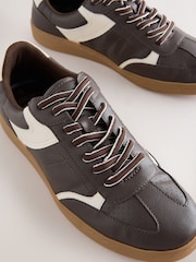 Chocolate Brown Forever Comfort® Lace-Up Trainers - Image 8 of 9