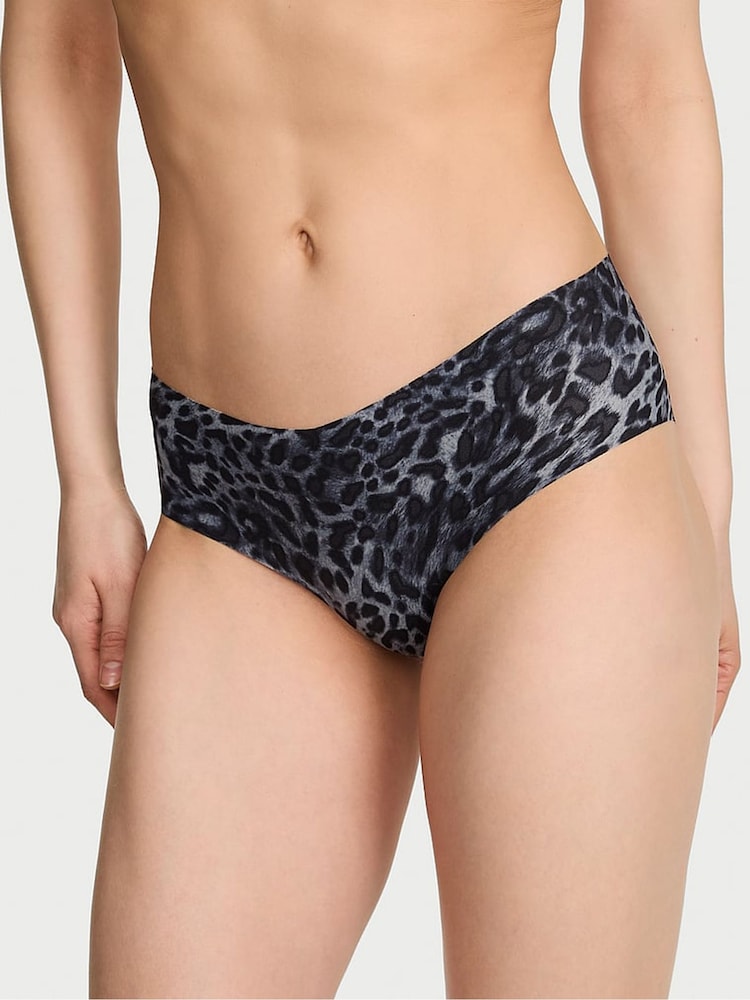 Victoria's Secret Grey Animal Print Cheeky Knickers - Image 1 of 2 Victoria's Secret Grey Animal Print Cheeky Knickers - Image 1 of 2