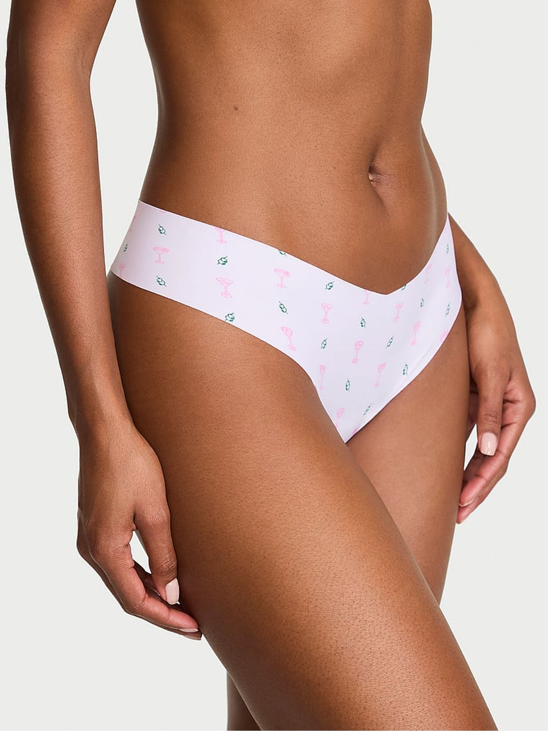 Victoria's Secret White Martinis Thong Knickers