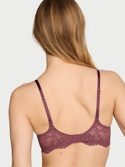 Victoria's Secret Morning Rose Pink Lightly Lined Demi Lace Bra - Image 3 of 3