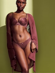 Victoria's Secret Morning Rose Pink Push Up Lace Bra - Image 3 of 3