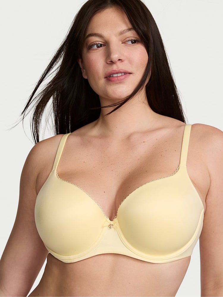 Victoria's Secret Sunny Honey Yellow Demi Bra - Image 2 of 3 Victoria's Secret Sunny Honey Yellow Demi Bra - Image 2 of 3