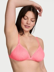 Victoria's Secret Pink Highlighter Lace Triangle Bralette - Image 1 of 2