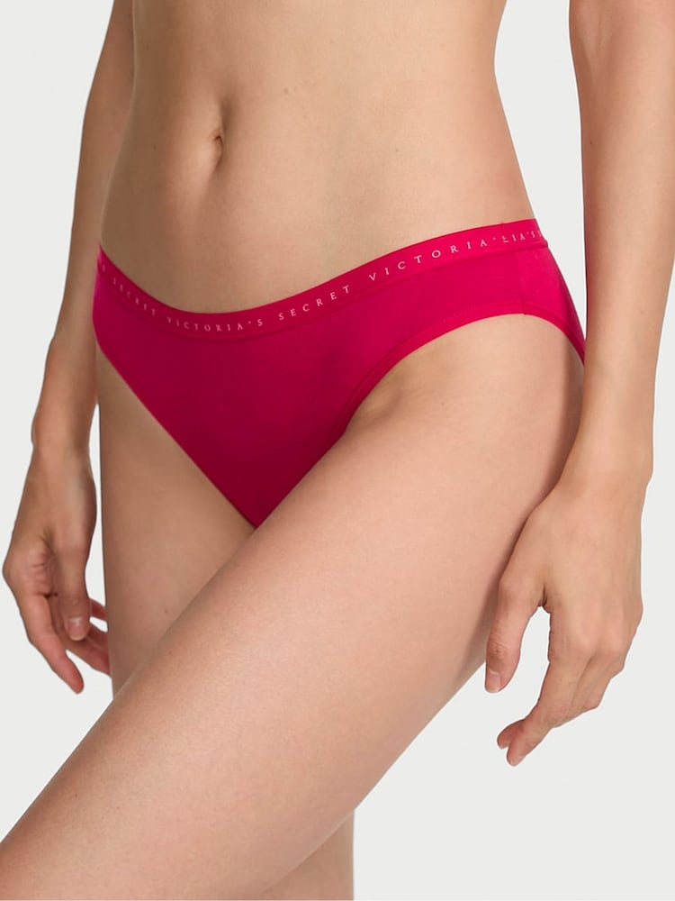 Victoria's Secret Vibrant Fuchsia Pink Bikini Knickers - Image 1 of 2 Victoria's Secret Vibrant Fuchsia Pink Bikini Knickers - Image 1 of 2