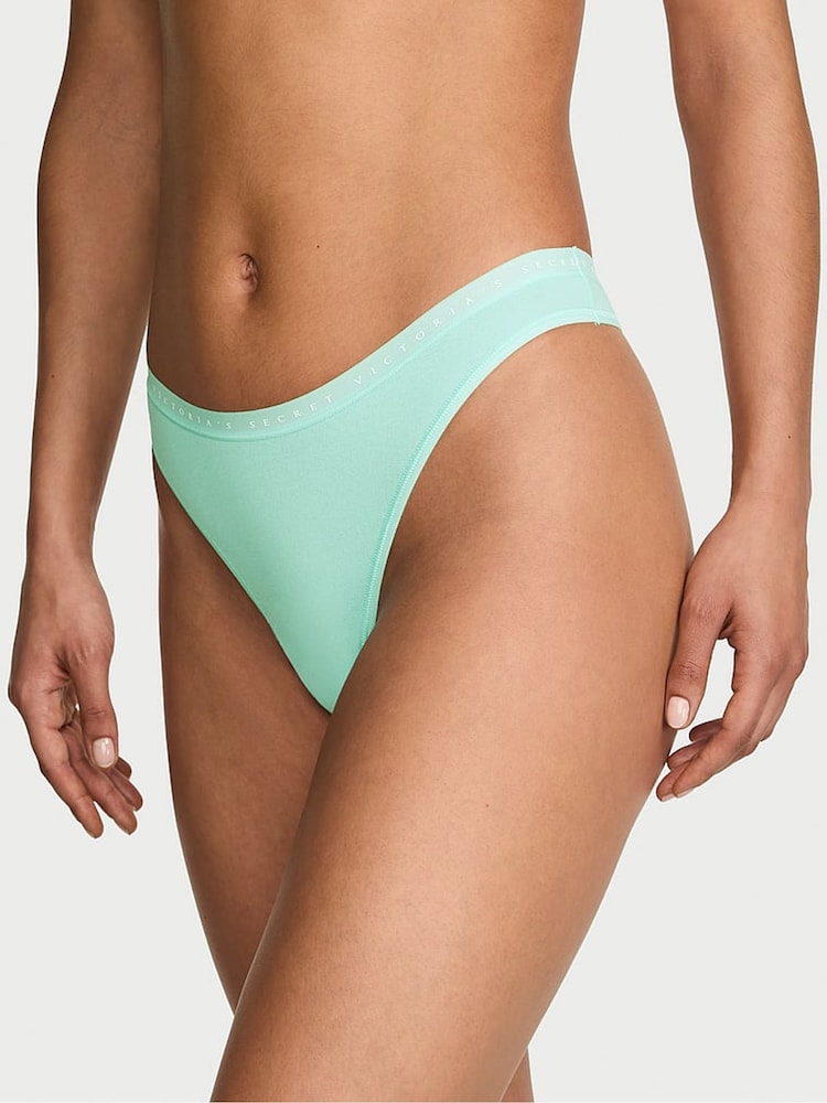 Victoria's Secret Waterfall Green Thong Knickers - Image 1 of 2