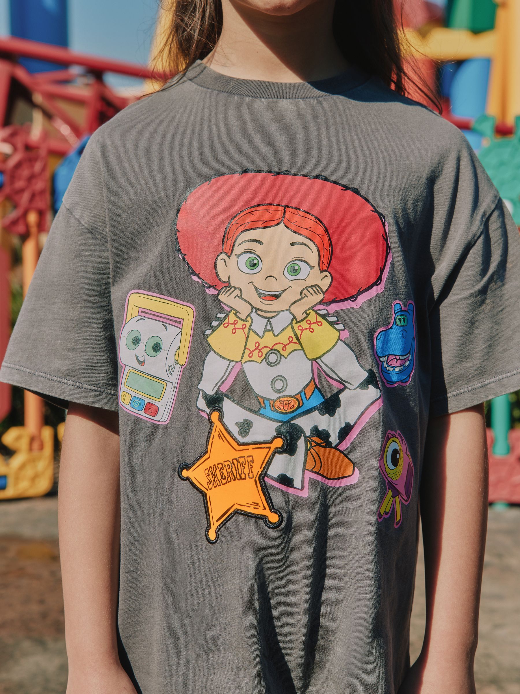 Buy Grey Jessie Oversized Graphic T-Shirt (3-16yrs) from Next USA