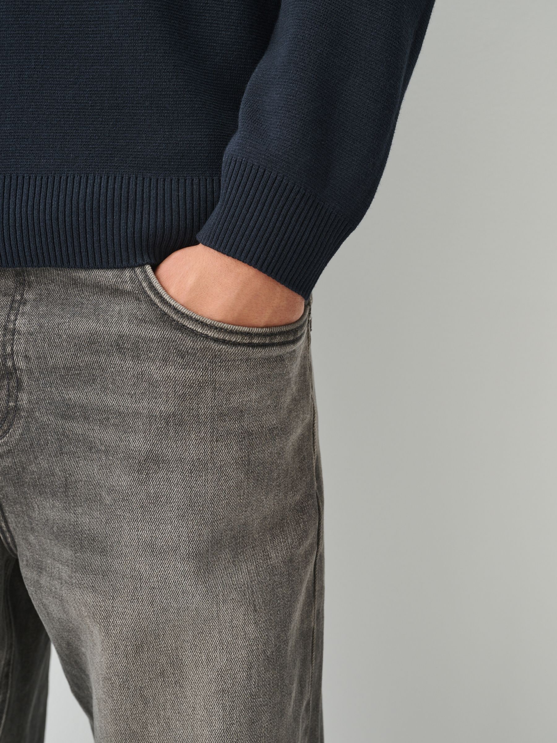 Buy Navy Blue Quarter Zip Jumper from Next Ukraine