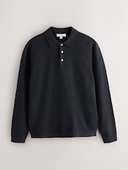 Musta/Navy Sininen - Essential Knitted Polo Shirts 2 Pack - Kuva 2 / 5