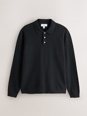 Musta/Navy Sininen - Essential Knitted Polo Shirts 2 Pack - Kuva 3 / 5