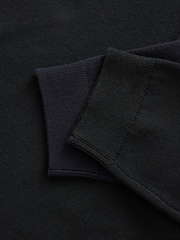 Musta/Navy Sininen - Essential Knitted Polo Shirts 2 Pack - Kuva 5 / 5