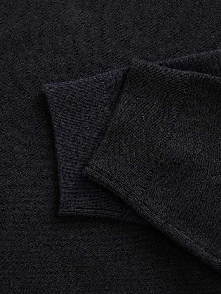 Musta/Navy Sininen - Essential Knitted Polo Shirts 2 Pack - Kuva 5 / 5