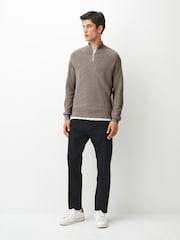 Dark Stone Quarter Zip Jumper - Image 2 of 6