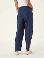 Roman Blue Petite Stripe Print Bengaline Stretch Trousers - Image 3 of 5