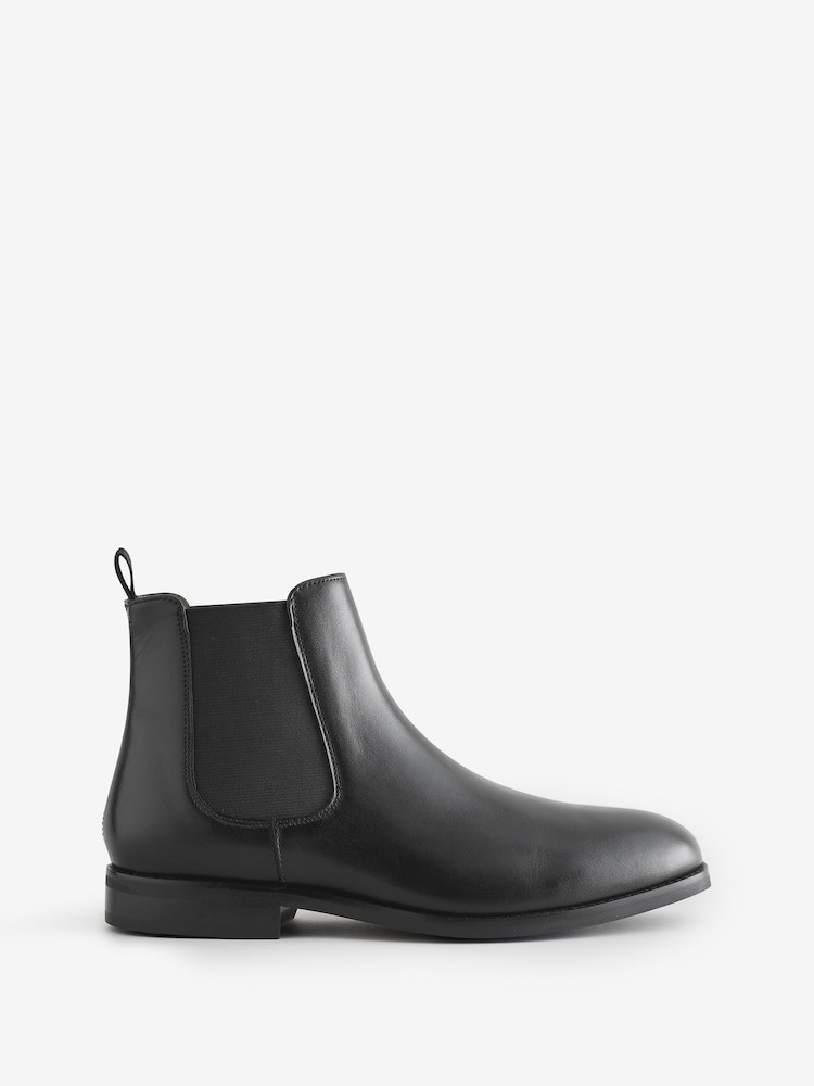 Jones Bootmaker Black Deakin Chelsea Boots - Image 1 of 1 Jones Bootmaker Black Deakin Chelsea Boots - Image 1 of 1