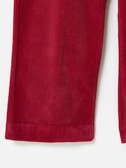 Oliver Bonas Red Corduroy Cropped Wide Leg Trousers - Image 7 of 7