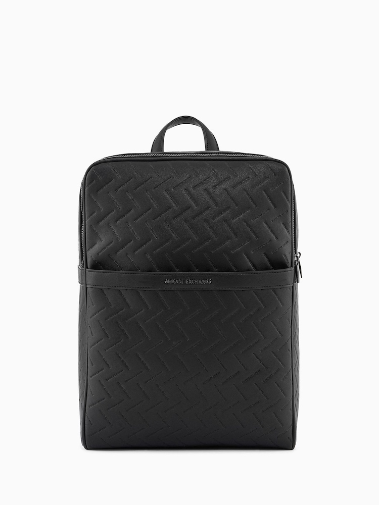 Armani Exchange Black Backpack - Image 1 of 1 Armani Exchange Black Backpack - Image 1 of 1
