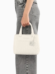 Armani Exchange White Shopping Bag - Image 2 of 7