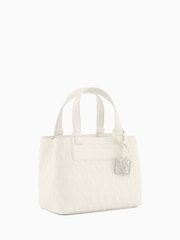 Armani Exchange White Shopping Bag - Image 5 of 7