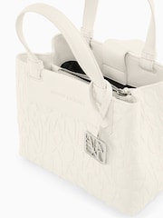 Armani Exchange White Shopping Bag - Image 6 of 7