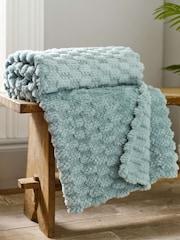 Deyongs Aqua Featherstone Throw - Image 1 of 3