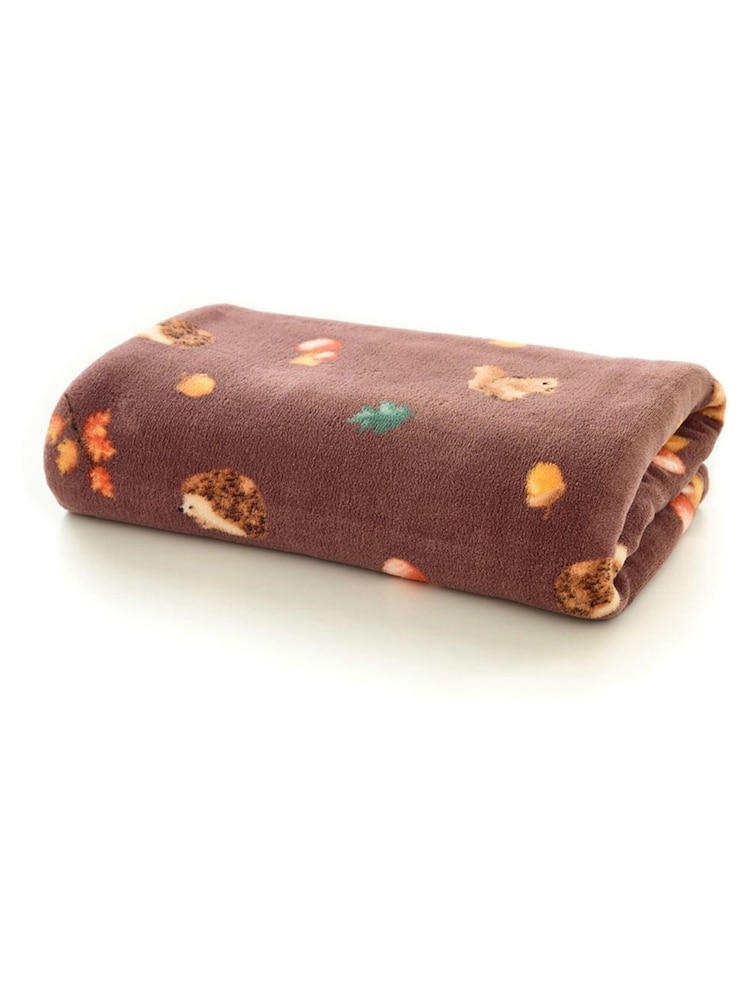 Deyongs Hogging It Printed Fleece Throw - Image 3 of 3 Deyongs Hogging It Printed Fleece Throw - Image 3 of 3