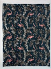Deyongs Peacocks Printed Sherpa Reverse Throw - Image 2 of 3