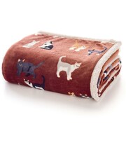 Deyongs Kitty Printed Sherpa Reverse Throw - Image 2 of 2