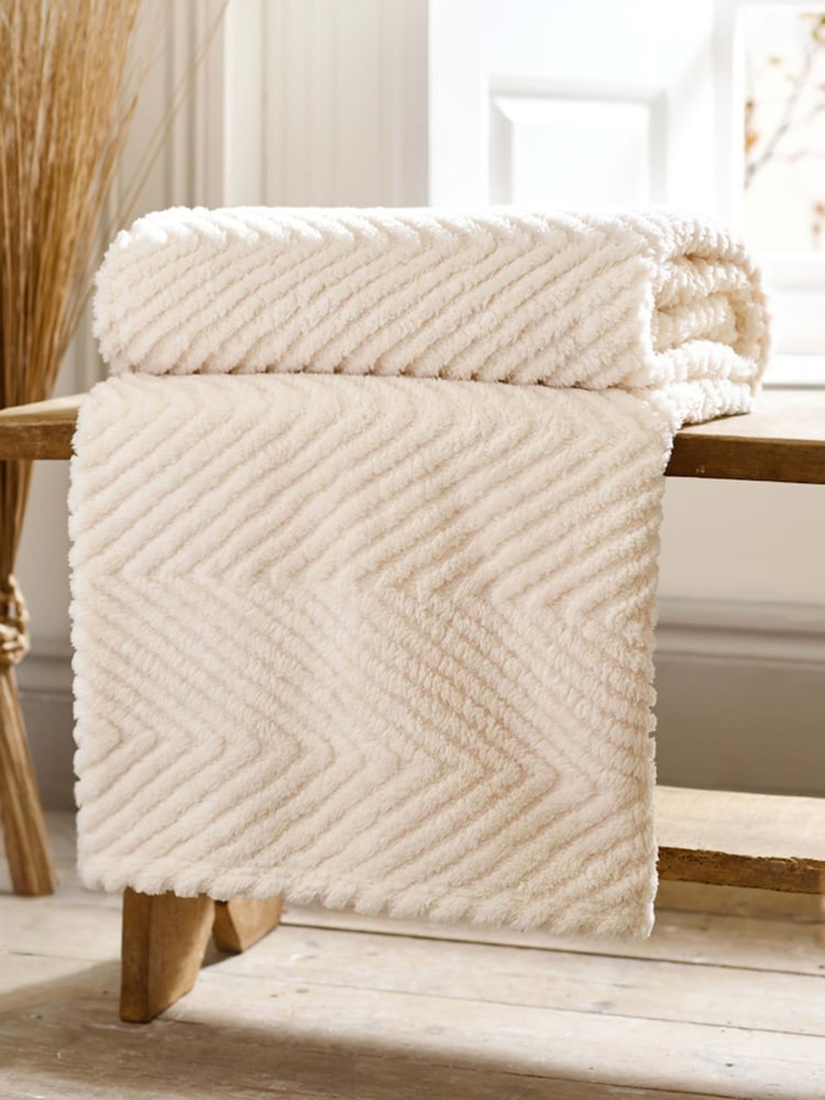Deyongs Almond Cream Hemsworth Throw - Image 1 of 2 Deyongs Almond Cream Hemsworth Throw - Image 1 of 2