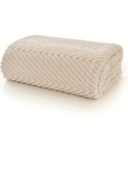 Deyongs Almond Cream Hemsworth Throw - Image 2 of 2