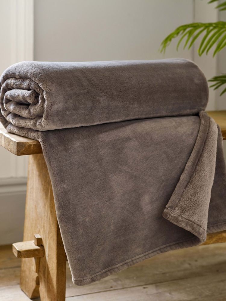 The Lyndon Company Fawn Coco Touch Throw - Image 1 of 2 The Lyndon Company Fawn Coco Touch Throw - Image 1 of 2