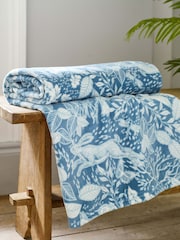 Deyongs Ocean Winter Forest Fleece Throw - Image 1 of 2