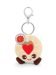Keel Toys Jammy Biscuit 12cm Bakery Plush Bag Charm - Image 1 of 1
