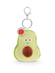 Keel Toys Avocado 12cm Snackies Soft Toy Bag Charm - Image 2 of 2