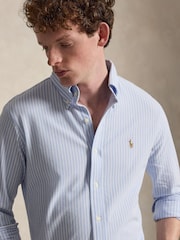 Polo Ralph Lauren Blue Featherweight Mesh Shirt - Image 3 of 5