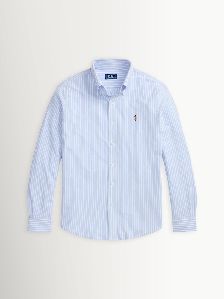 Polo Ralph Lauren Blue Featherweight Mesh Shirt - Image 5 of 5